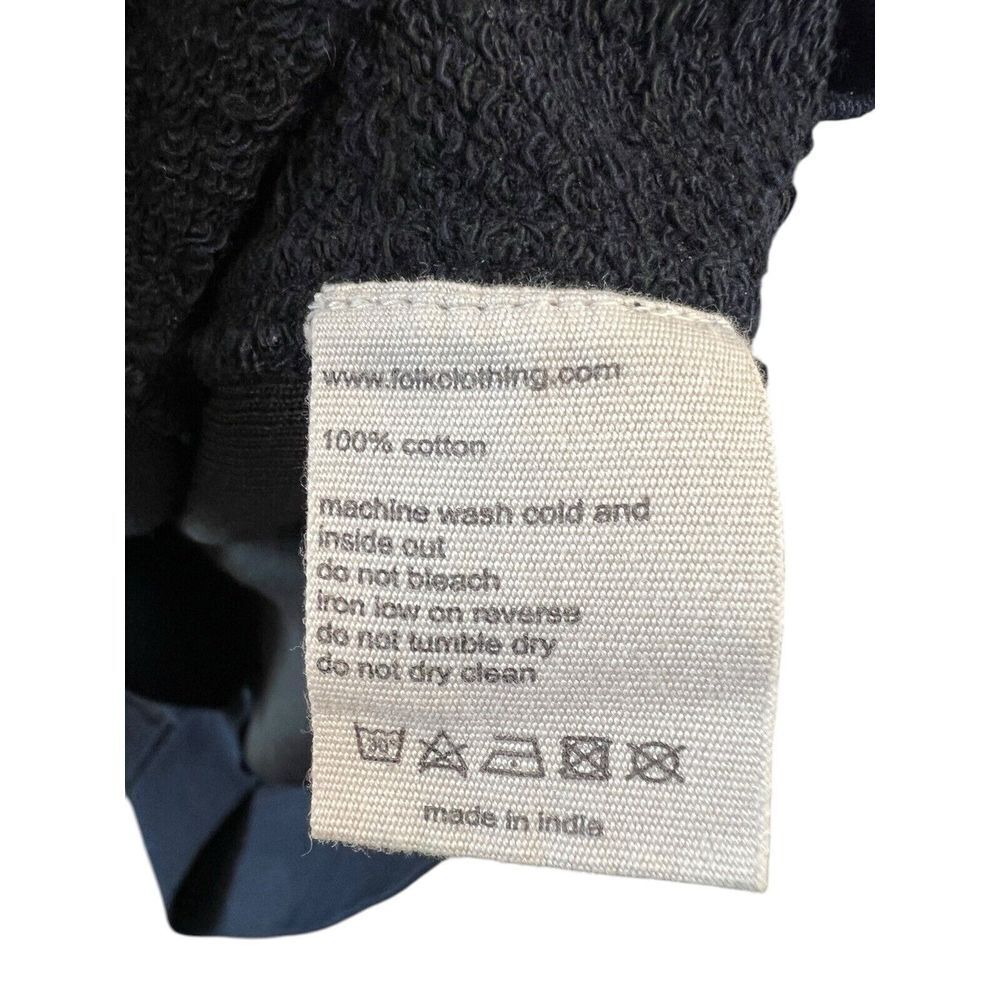 Folk Navy 100% Cotton Crewneck‎ Sweater Sz 3 Classic Casual Heritage Normcore - Picture 5 of 9